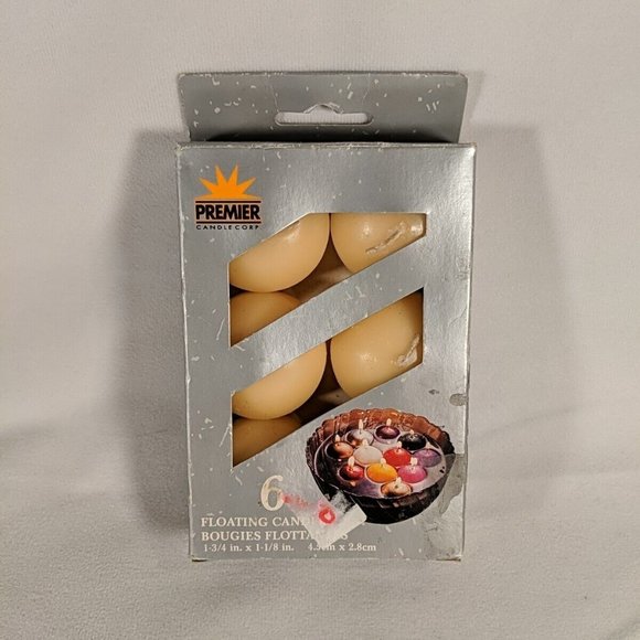 Purple Gold Floral Floating Candles Flowers Roses Tealights 4 sets 17 Candles - Picture 7 of 10